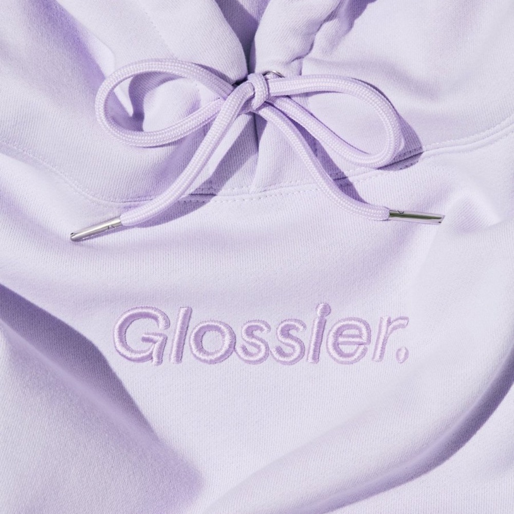 *Limited Edition* Glossier Lavender Embroidered Hoodie